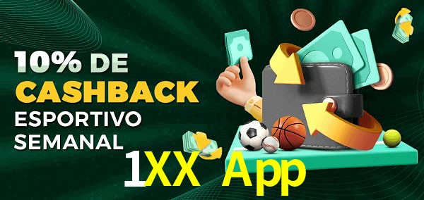 10% de bônus de cashback na 1XX App